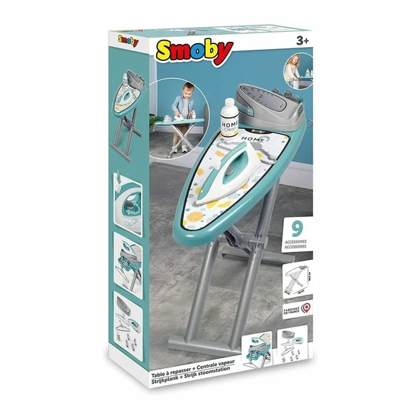 OMZ 7600330121 Smoby Ütü Masası Kız Erkek Çocuk Oyuncak Eğitici Oyuncaklar - 1