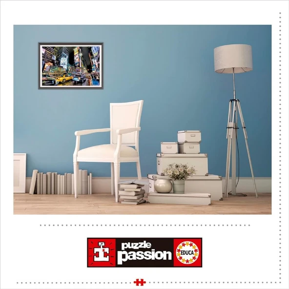Educa 1000 Parça New York Times Meydanı Puzzle - 15525 - Times Square - Resim 3