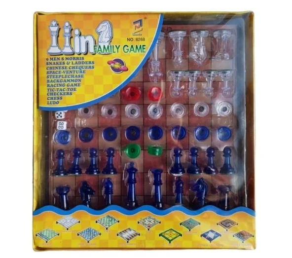 OMZ 11 in 1 Satrançlı Oyun Seti Kız Erkek Çocuk Oyuncak Eğitici Oyuncaklar ürün görseli 1