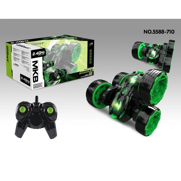 OMZ MKB-5588-710 Kumandalı Şarjlı Akrobat Ghost -Vardem Kız Erkek Çocuk Oyuncak Eğitici Oyuncaklar - Resim 2