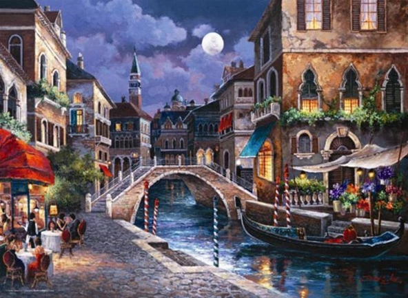 Anatolian 1000 Parça Puzzle Venedik Sokakları II ürün görseli