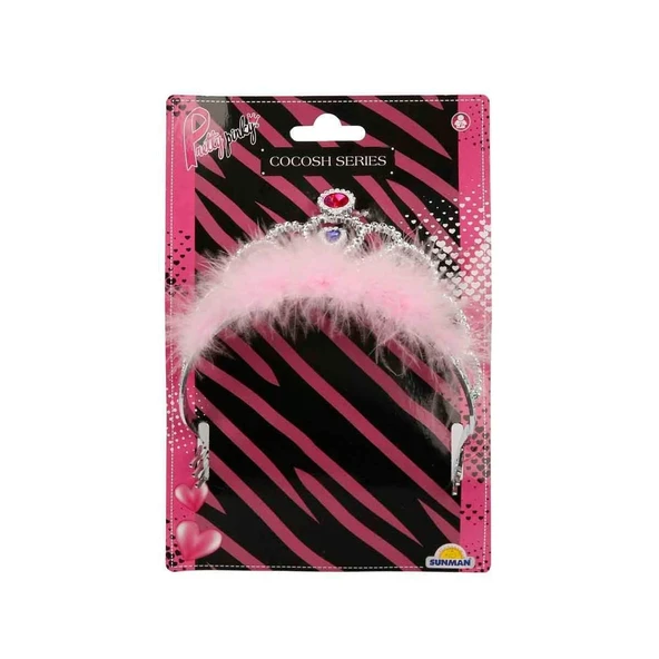 OMZ 1287 Tüylü Taç -Sunman Kız Erkek Çocuk Oyuncak Eğitici Oyuncaklar - Resim 2