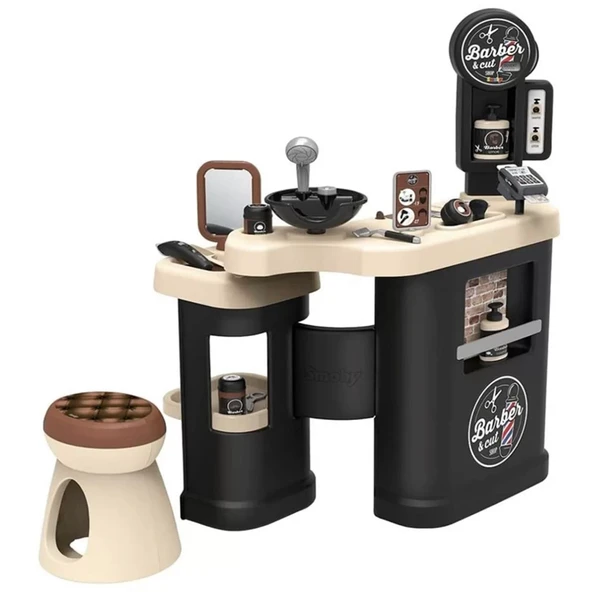 OMZ Smoby Berber Dükkanı 320243 Kız Erkek Çocuk Oyuncak Eğitici Oyuncaklar ürün görseli