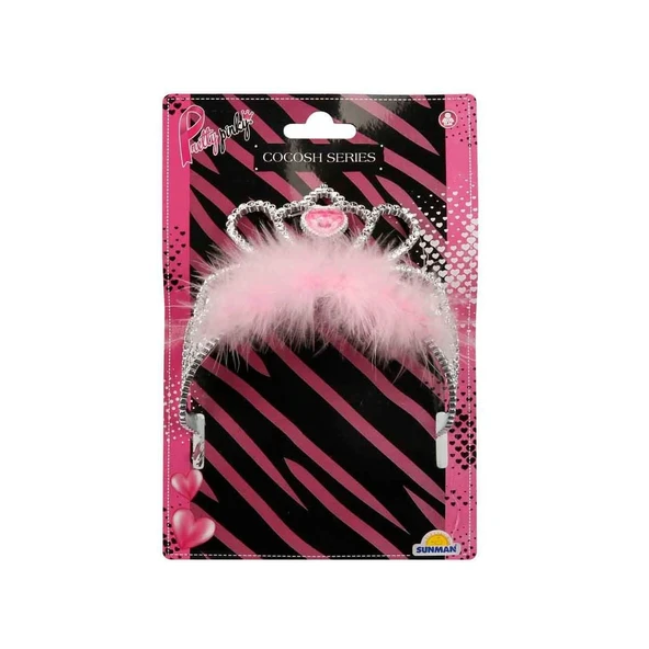 OMZ 1287 Tüylü Taç -Sunman Kız Erkek Çocuk Oyuncak Eğitici Oyuncaklar ürün görseli 1