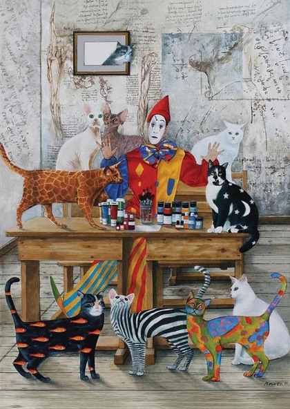 Art 4543 - 1500 Parçalı Renkli Dünyam Puzzle ürün görseli