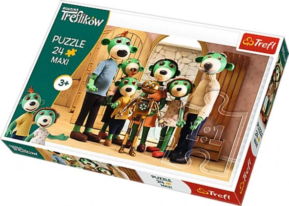 Trefl 24 Parça Robot'la Aile Portresi Maxi Puzzle (Treflik Family) - 2