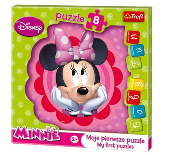 Trefl Baby Fun -  Minnie'nin Rüyası 8 Parça Çerçeveli Puzzle - 2