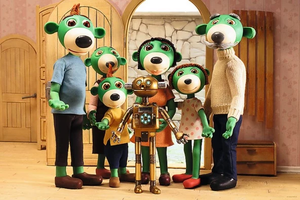 Trefl 24 Parça Robot'la Aile Portresi Maxi Puzzle (Treflik Family)