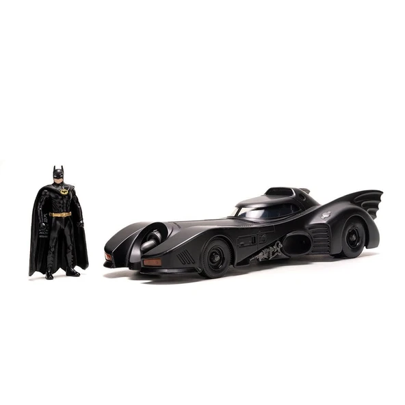 OMZ 253215013 Batman 1989 Batmobile 1:24 Kız Erkek Çocuk Oyuncak Eğitici Oyuncaklar - Resim 3