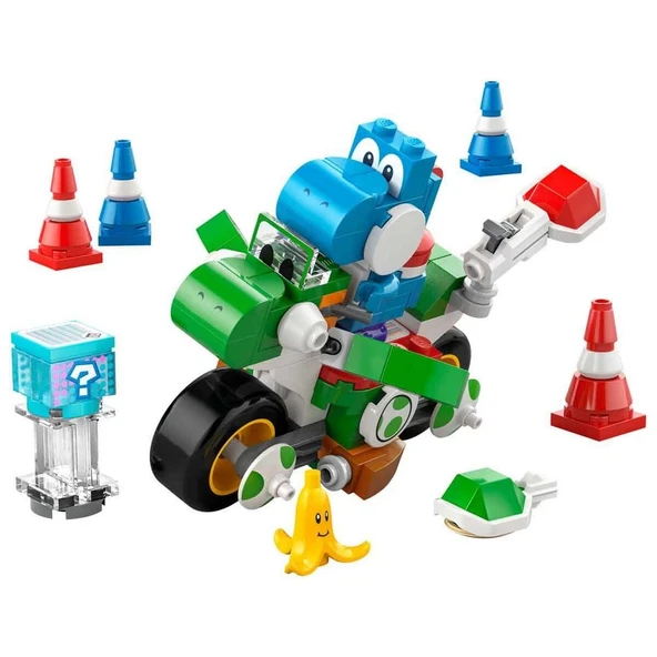 OMZ LEGO Super Mario: Mario Kart – Yoshi Bike 72031 Kız Erkek Çocuk Oyuncak Eğitici Oyuncaklar ürün görseli