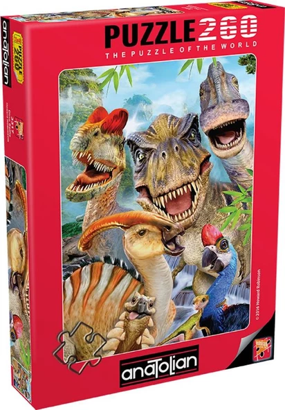 Anatolian Dino Selfie Puzzle (260 Parça) - Resim 2