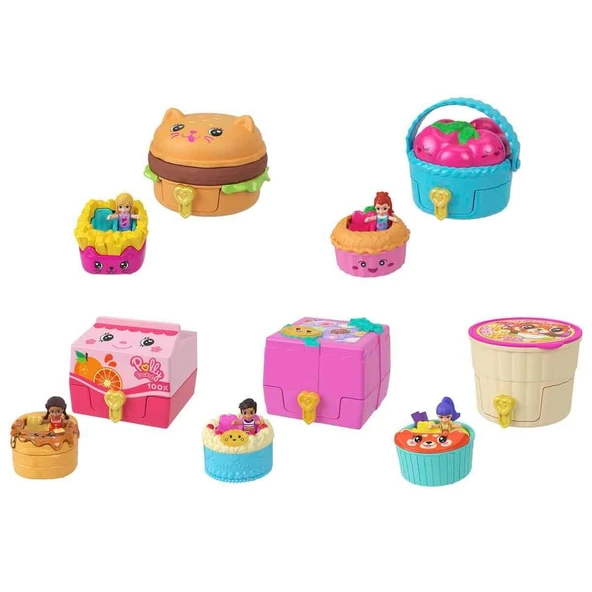 OMZ JCR44 Polly Pocket Mini Sürpriz Paketler Serisi Kız Erkek Çocuk Oyuncak Eğitici Oyuncaklar - Resim 3