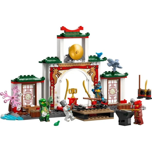 OMZ LSL71831 Ninja Spinjitzu Tapınağı Kız Erkek Çocuk Oyuncak Eğitici Oyuncaklar - 2