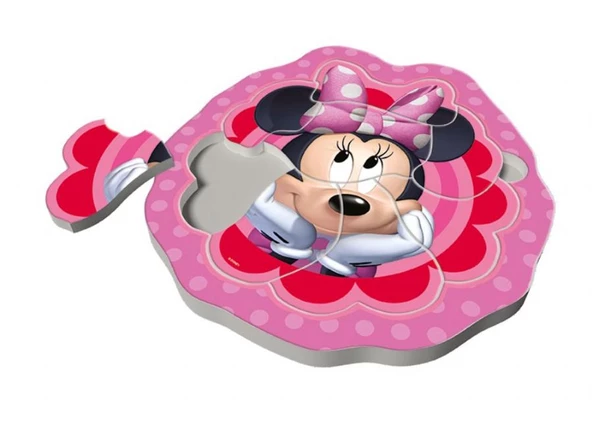 Trefl Baby Fun -  Minnie'nin Rüyası 8 Parça Çerçeveli Puzzle