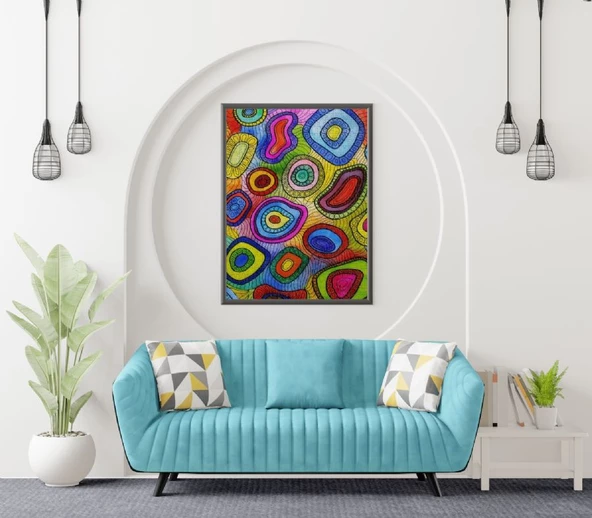 Nova 1000 Parça Renkli Kabarcıklar Puzzle - 41016 - Resim 4