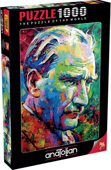Anatolian 1000 Parça Mustafa Kemal ATATÜRK 2018 Puzzle - Tolga Ertem - Resim 2