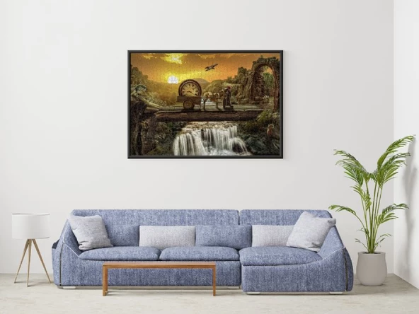 Nova 1000 Parça Akıp Giden Zaman Puzzle - Dmitriy Sladkov - Resim 4