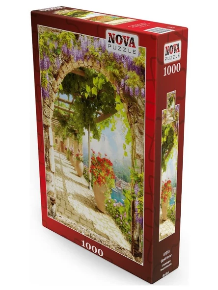 Nova 1000 Parça Çiçekli Kemer Puzzle - 41013 - Resim 2