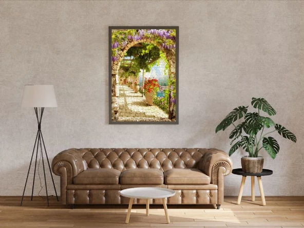 Nova 1000 Parça Çiçekli Kemer Puzzle - 41013 - Resim 4