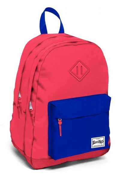 Coral High 14089 Okul Çantası (Kırmızı-Lacivert)