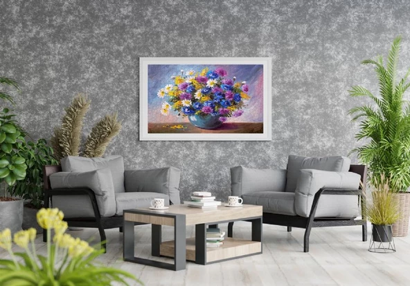 Nova 1000 Parça Renkli Kır Çiçekleri Puzzle - 41019 - 4