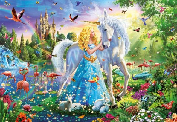 Educa 1000 Parça The Princess And The Unicorn Puzzle