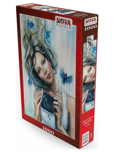 Nova 1000 Parça Fotoğraf Çeken Kız Puzzle - Tanya Shatseva - Resim 2
