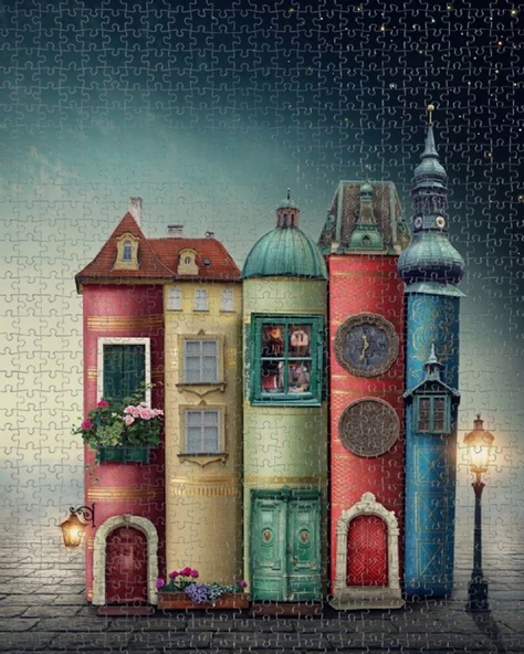 Nova 1000 Parça Geceyi Aydınlatan Kitaplar Puzzle - Elena Schweitzer - 3