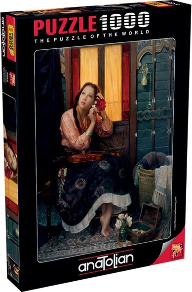 Anatolian 1000 Parça Kızıl Kadın Puzzle - Alan Murray - Resim 2