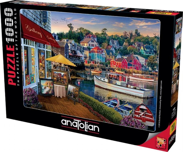Anatolian 1000 Parça Limandaki Galeri Puzzle - David Maclean - Resim 2