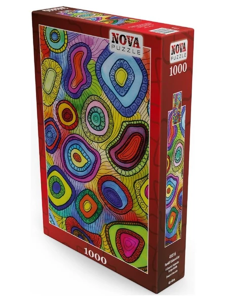 Nova 1000 Parça Renkli Kabarcıklar Puzzle - 41016 - Resim 2