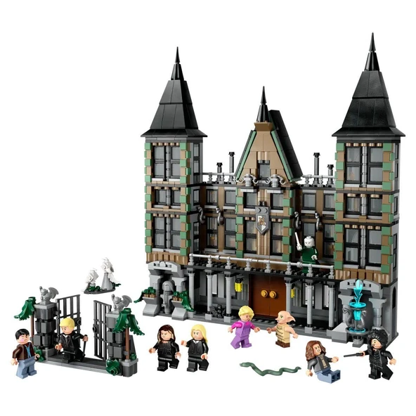 OMZ 76453 Lego Harry Potter - Malfoy Malikanesi 1601 parça +10 yaş Kız Erkek Çocuk Oyuncak Eğitici Oyunc - Resim 2