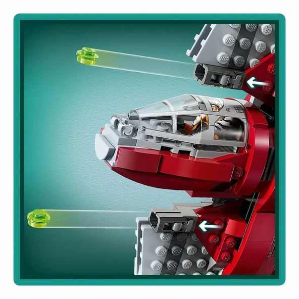 OMZ 75362 LEGO® Star Wars Ahsoka Tano'nun T-6 Jedi Mekiği 601 parça +9 yaş Kız Erkek Çocuk Oyuncak Eğiti - Resim 3