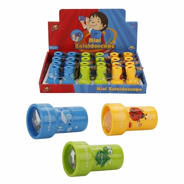 OMZ Zao Kaleideskop Mini 5,5cm - 1adet Stokta Olan Gönderilir Kız Erkek Çocuk Oyuncak Eğitici Oyuncaklar ürün görseli 1