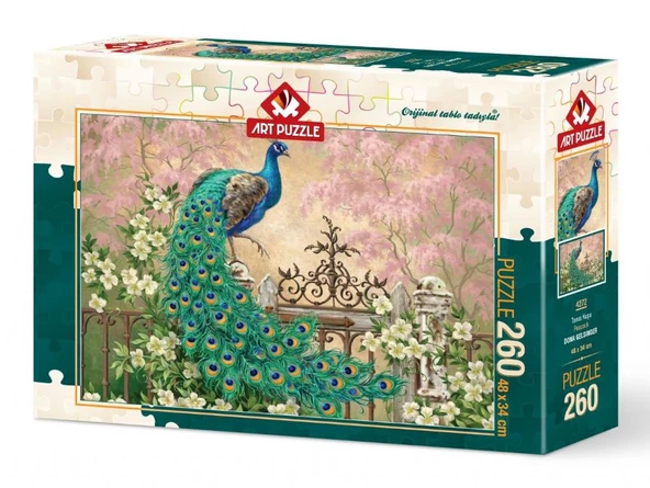 Art Puzzle 260 Parça Tavus Kuşu Puzzle (48x34 Cm) - 2