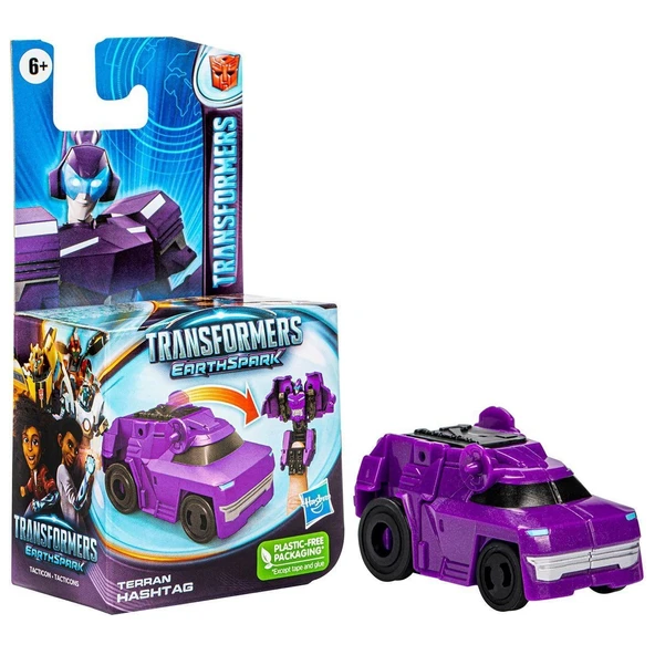 OMZ F6228 Transformers Earthspark Tacticons Figür Kız Erkek Çocuk Oyuncak Eğitici Oyuncaklar - Resim 2