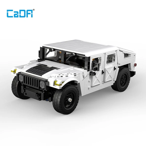 OMZ C61027W CADA Humvee Off Road Kamyonu Blok Seti -Vagon life Kız Erkek Çocuk Oyuncak Eğitici Oyuncakla - Resim 2
