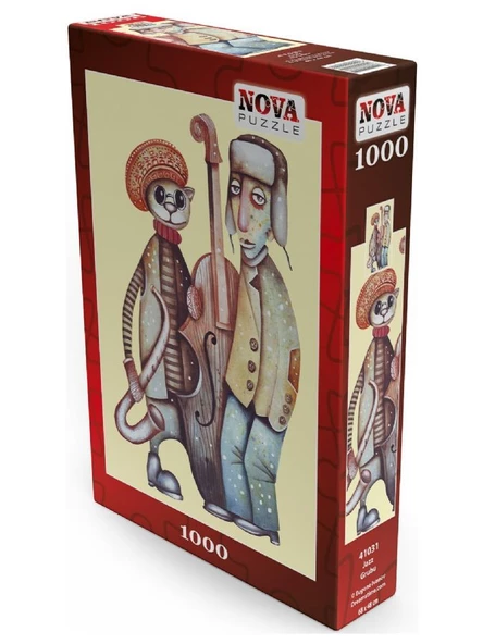 Nova 1000 Parça Jazz Grubu Puzzle - Eugene Ivanov - Resim 2
