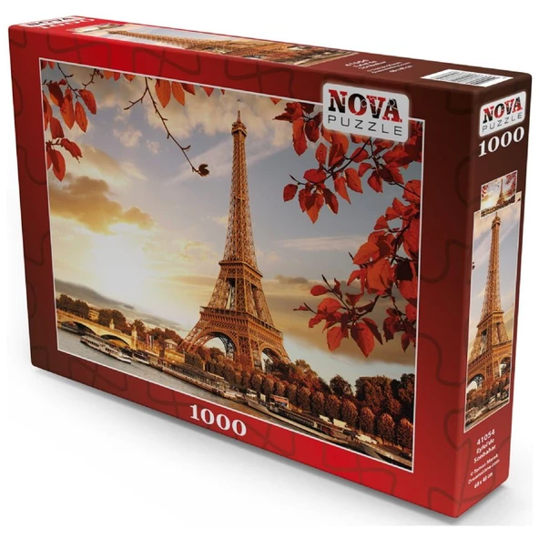 Nova Puzzle - 1000 Parça Eyfel'de Sonbahar- Tomas Marek - 2
