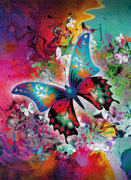 Nova 44001 - 1500 Parça Fantastik Kelebek Mini Puzzle - 3