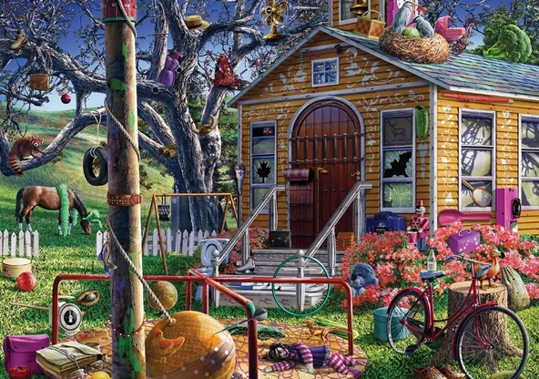 KS Games Yalnız Ev 1000 Parça Puzzle - Adrian Chesterman