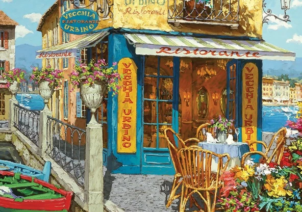 KS Games Ristorante Vecchia Urbino Puzzle - 1500 Parça