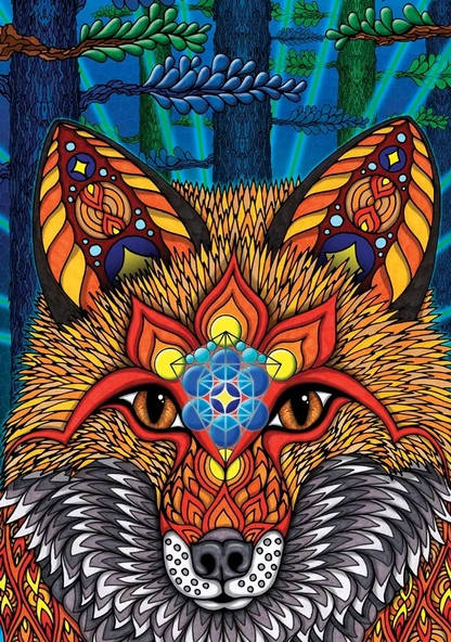 KS Games Electric Forest 1500 Parça Puzzle - Phil Lewis Art