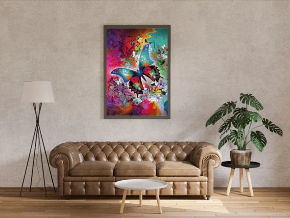 Nova 44001 - 1500 Parça Fantastik Kelebek Mini Puzzle - 4