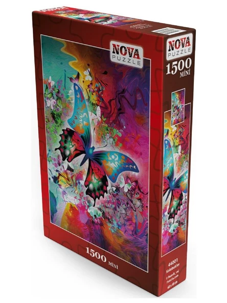 Nova 44001 - 1500 Parça Fantastik Kelebek Mini Puzzle - 2