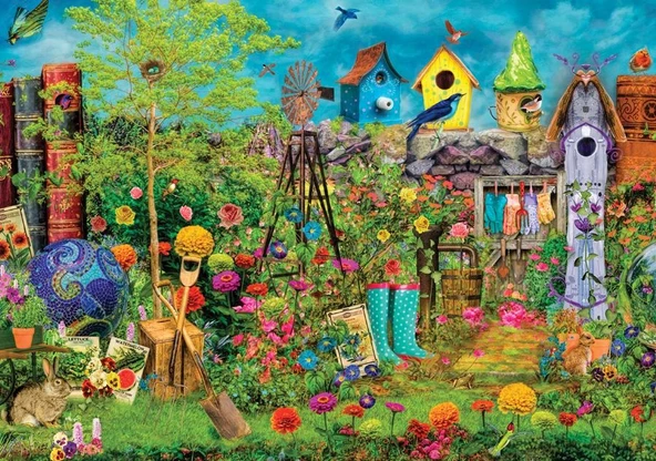 KS Games 1500 Parça Summer Garden Puzzle Aimee Stewart ürün görseli