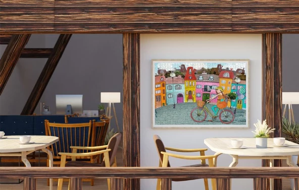 Nova 1000 Parça Bisikletle Gezinti Puzzle - Resim 4