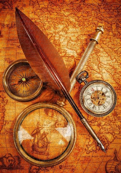 Nova 1000 Parça Tarihe Not Düşmek Puzzle - 3