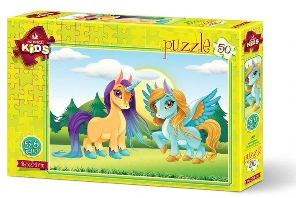 Art Kids 50 Parça Mini Pegasus Çocuk Yapboz - 4500