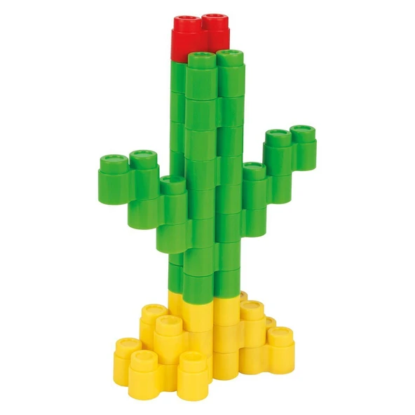 OMZ 03 604 Rocket Bloklar 64 Parça -Pilsan Oyuncak Kız Erkek Çocuk Oyuncak Eğitici Oyuncaklar - Resim 2